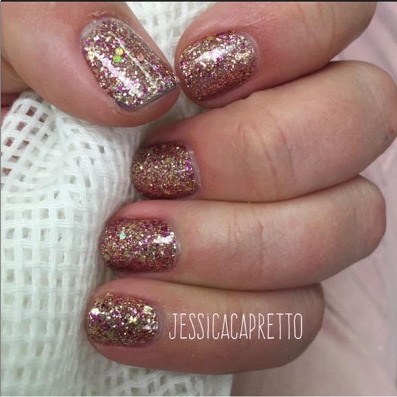 Color Street: Tokyo Lights | Rose Gold Glitter Sparkle Party Metallic Pink - Picture 8 of 16